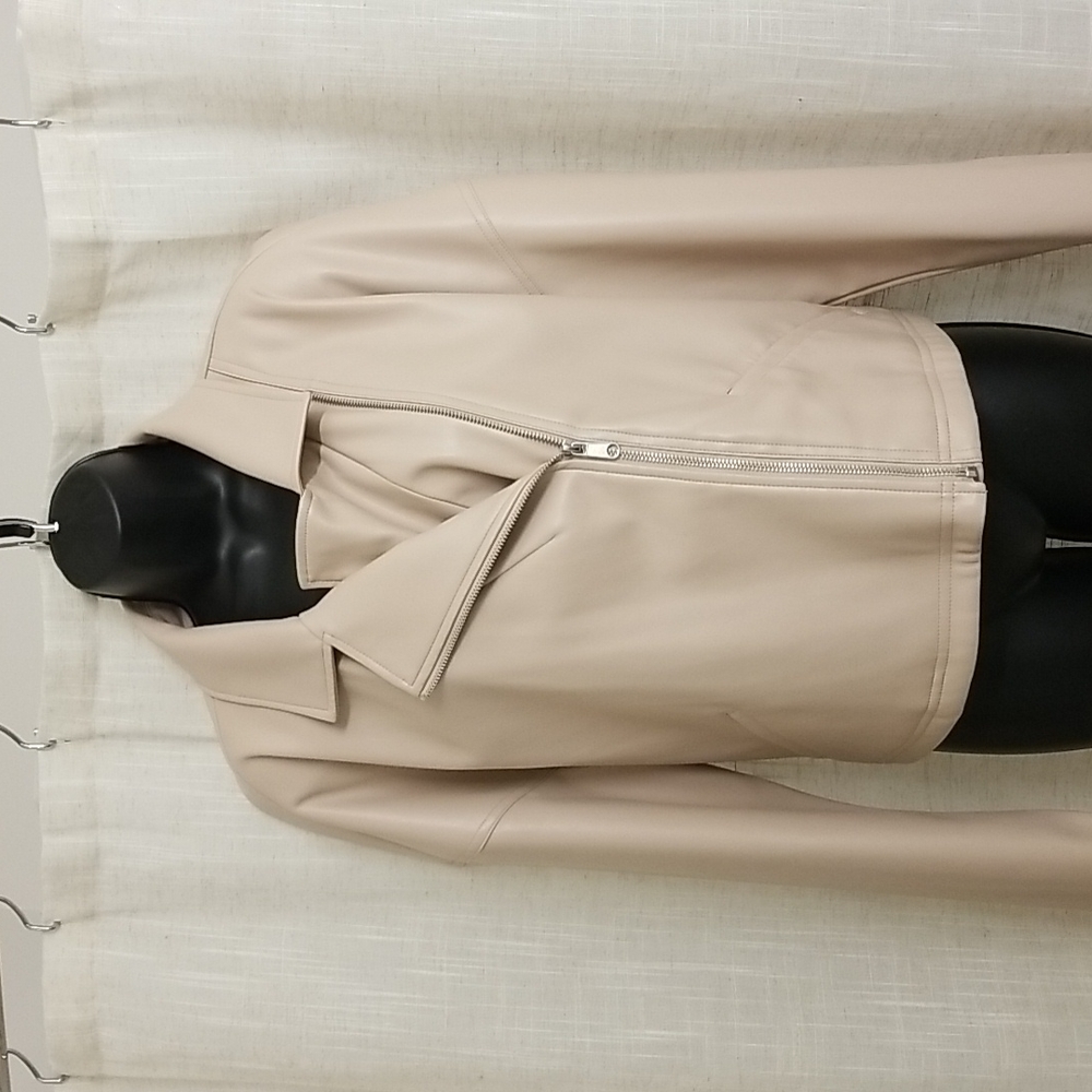 Faux Leather bar lll jacket